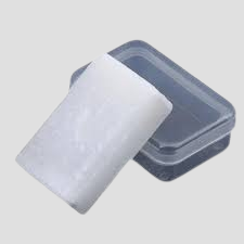alum tone bar for shaving in plastic box